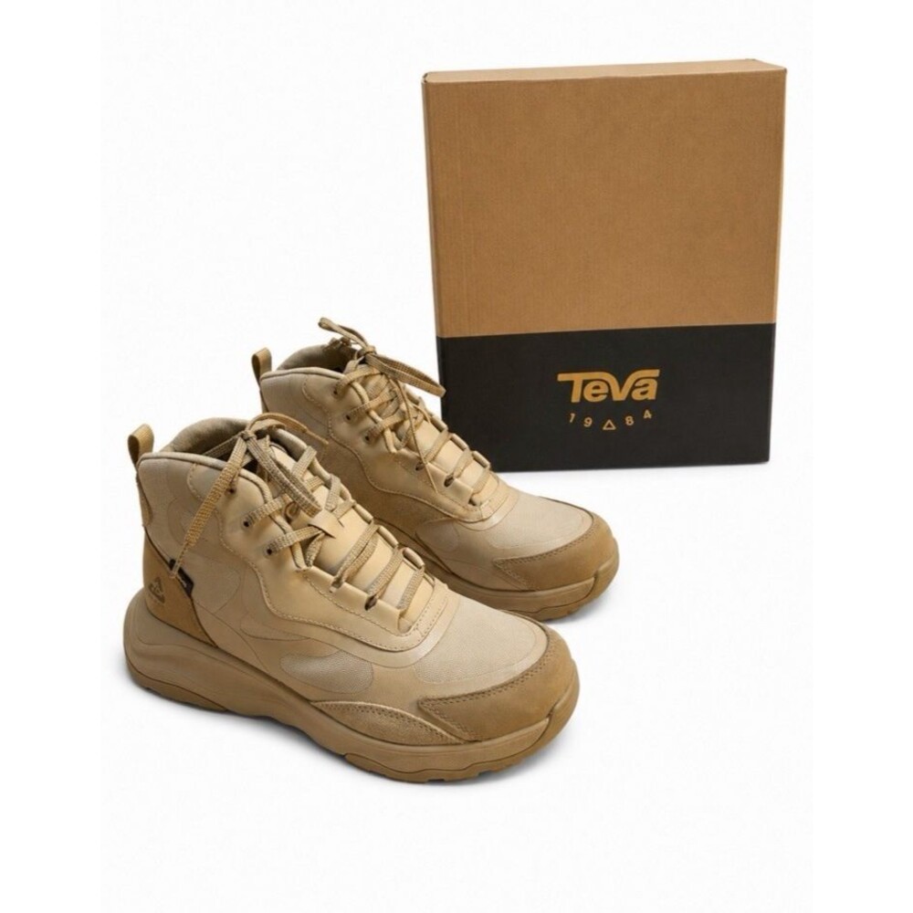TEVA Geotrecca RP Sesame Sand Dune Leather Hiking Women’s Boots Size 10